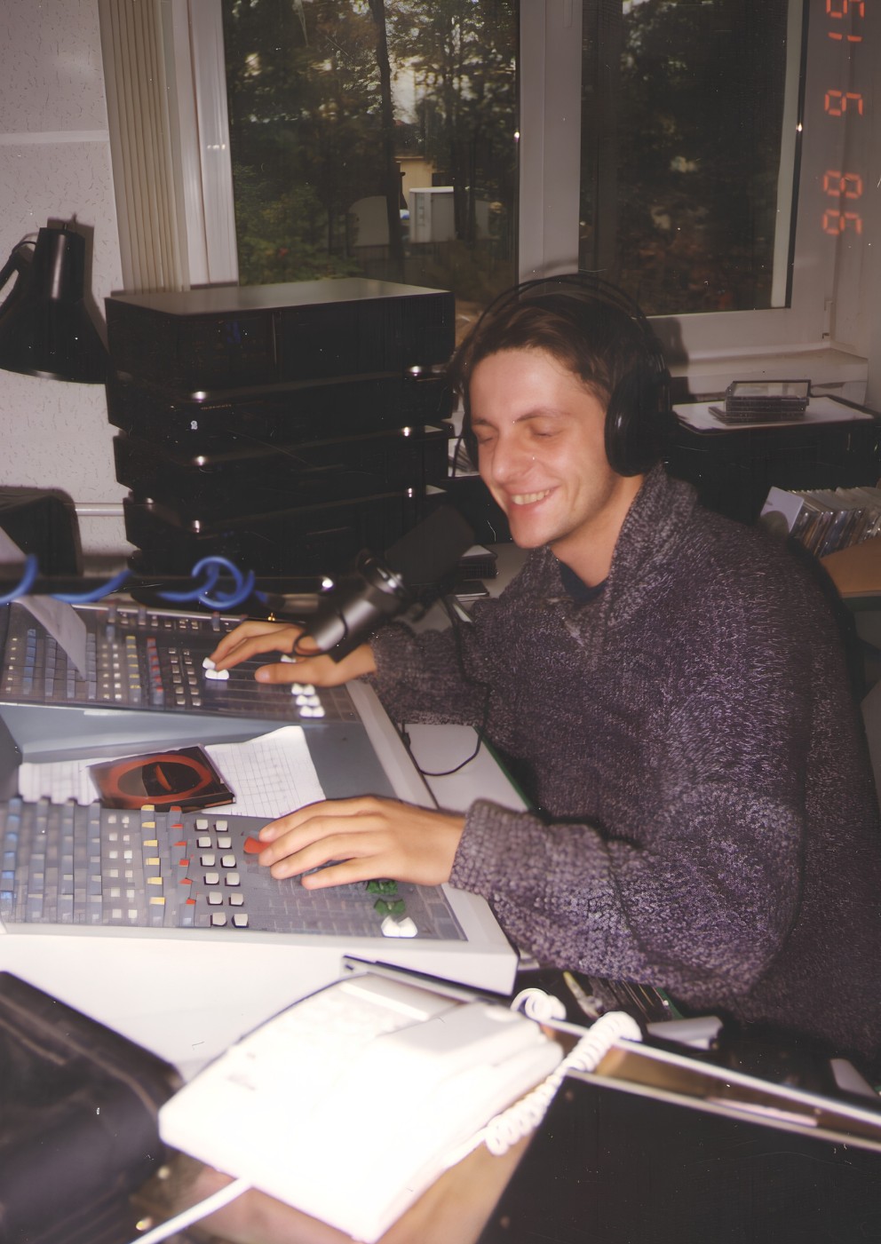 DJ Pan Mario za radiową konsoletą — początki kariery
